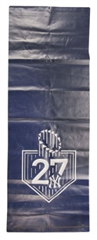 New York Yankees 96x36-inch 27th Championship Banner From Yankee Stadium (MLB Authenticated)